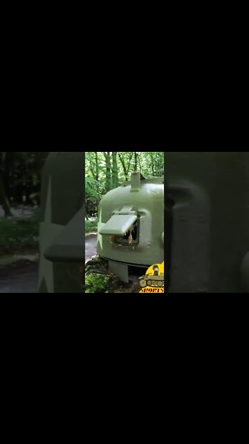 Destroyed Sherman Firefly Turret Bastogne #shorts 12