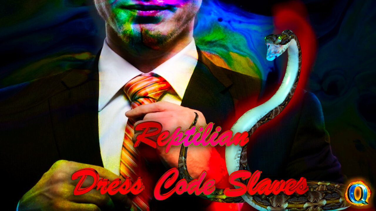 Reptilian Necktie Dress Code Slaves