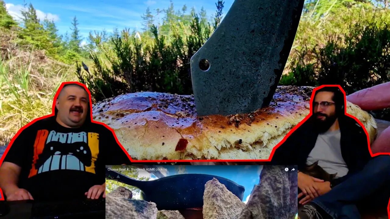 Cheese Beef XL Sandwich ASMR cooking - @menwiththepot | RENEGADES REACT