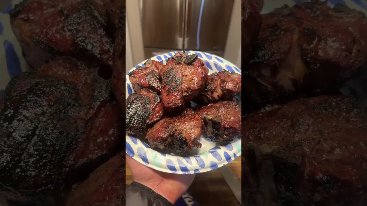 Lamb Chops for Christmas! #food #shorts