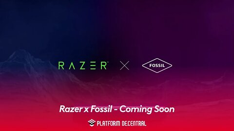 Razer x Fossil - Coming Soon