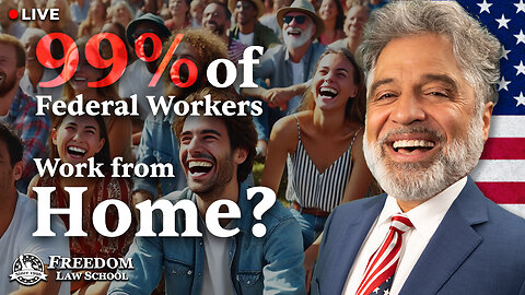 Why are you paying taxes to a federal government when 99% of its employees don’t show up?