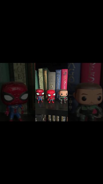 New bookshelf set up! Avengers Assemble! #shorts #avengersassemble #funkopop #heroes #pokemon