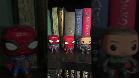 New bookshelf set up! Avengers Assemble! #shorts #avengersassemble #funkopop #heroes #pokemon