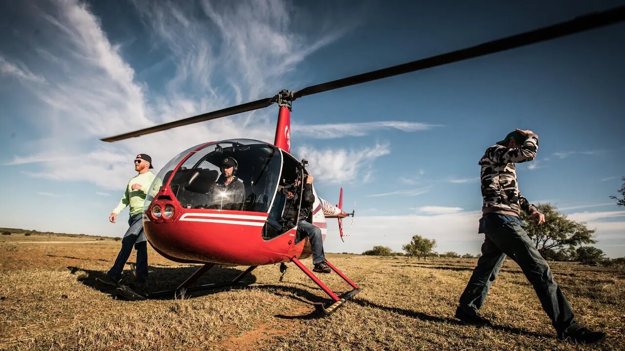 Nate and Crew's Helicopter Hog Hunt