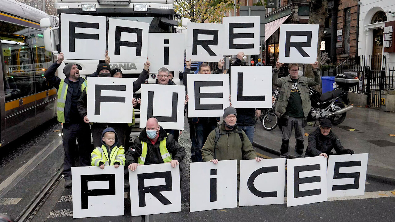 Irish truckers on fuel price hikes: "It's government-driven"