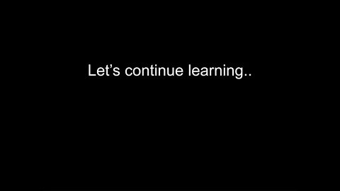 Shall We Continue