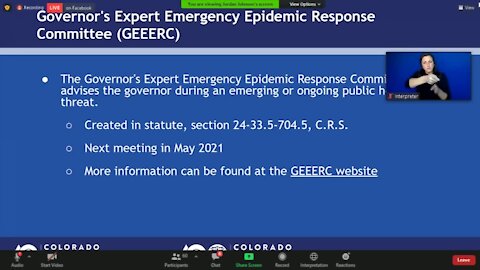 CDPHE update on COVID-19