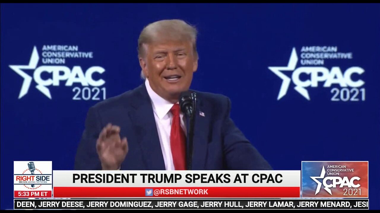 President Donald J. Trump @ CPAC 2021 [FULL VIDEO]