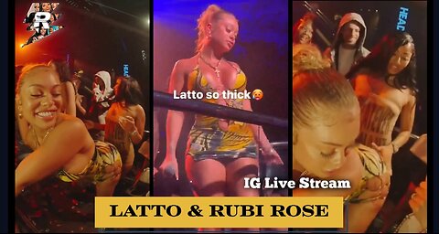 Latto twerking on Rubi Rose