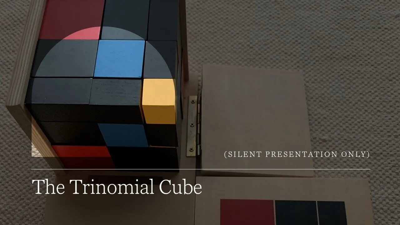 A Silent Presentation of the Trinomial Cube