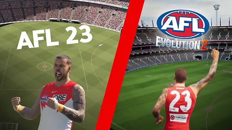AFL Evolution 2 vs AFL 23 (from what we’ve seen so far)