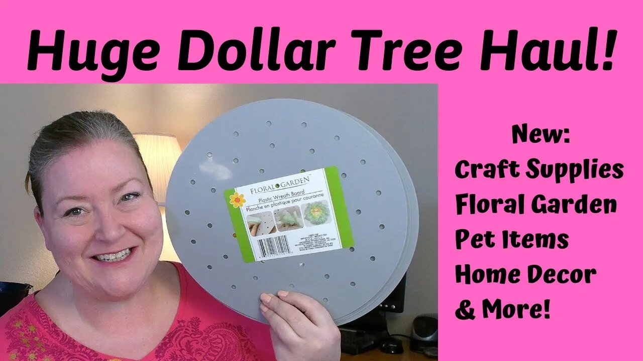 Huge Dollar Tree Haul 2022 New Craft Supplies, Home Decor, Pet items and much More! Wish List Items!