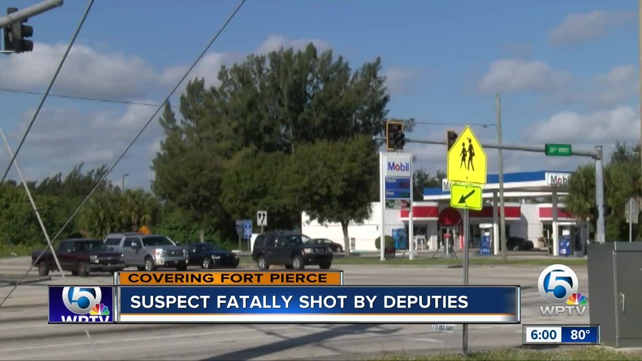 Suspect fatally shot by deputies overnight near Fort Pierce