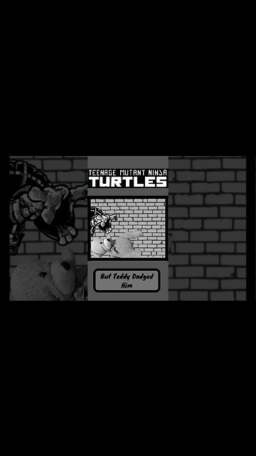 Teddy Goes Into A ninja Turtles Comic #shorts