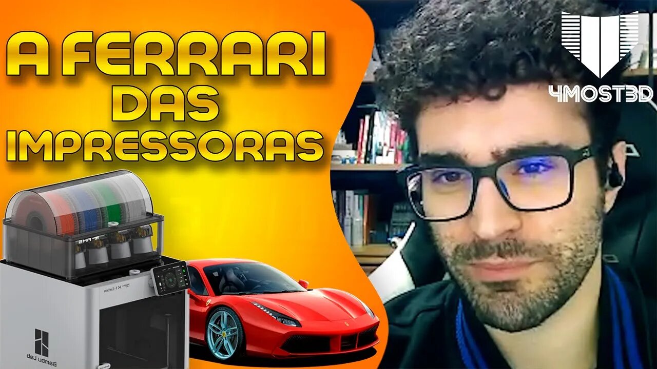 #CORTE - FERRARI DA IMPRESSÃO 3D | X1 Bambu Labs