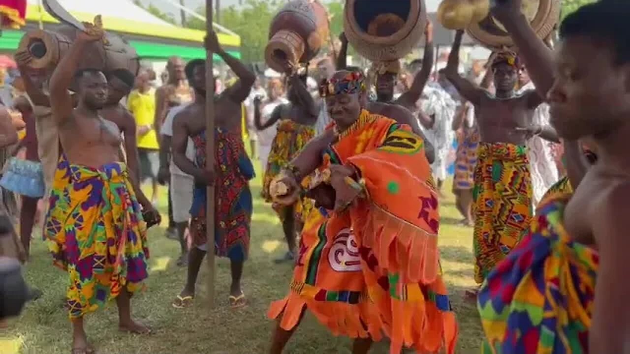 Ghanaian Culture #culture #traditional #dance #asantehene #ghana #dwpacademy #fyp