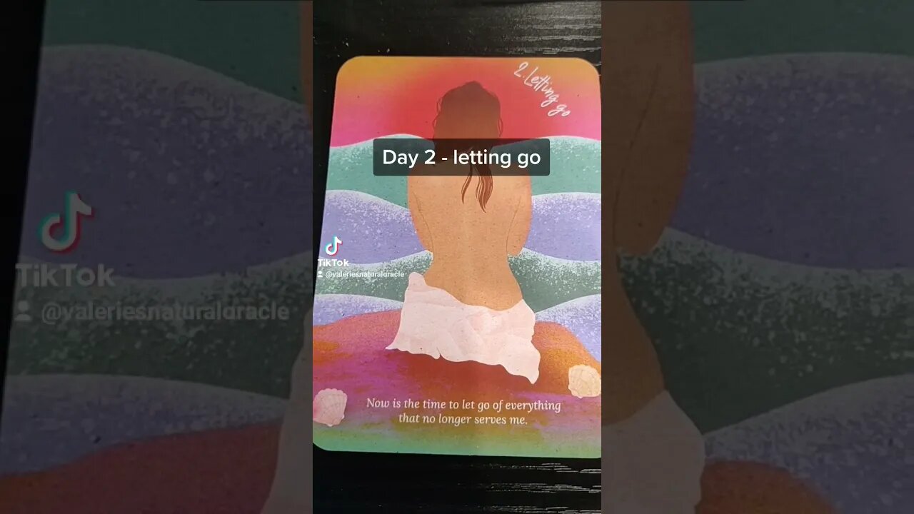 Finding inner peace no. 2 - Letting go #valeriesnaturaloracle #divinefeminine #divinejourney