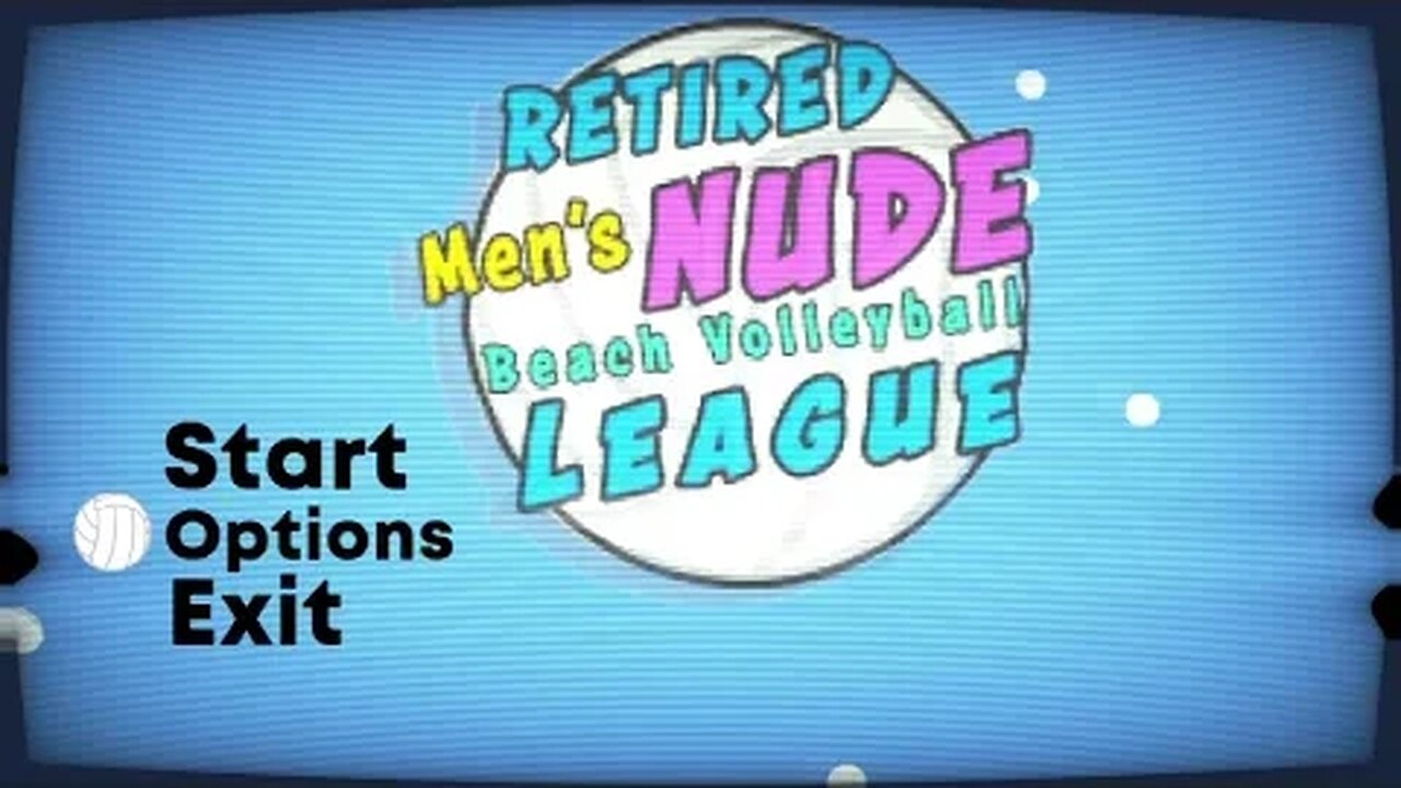 Retired Men's Nude Beach Volleyball (Humble collection, gameplay)