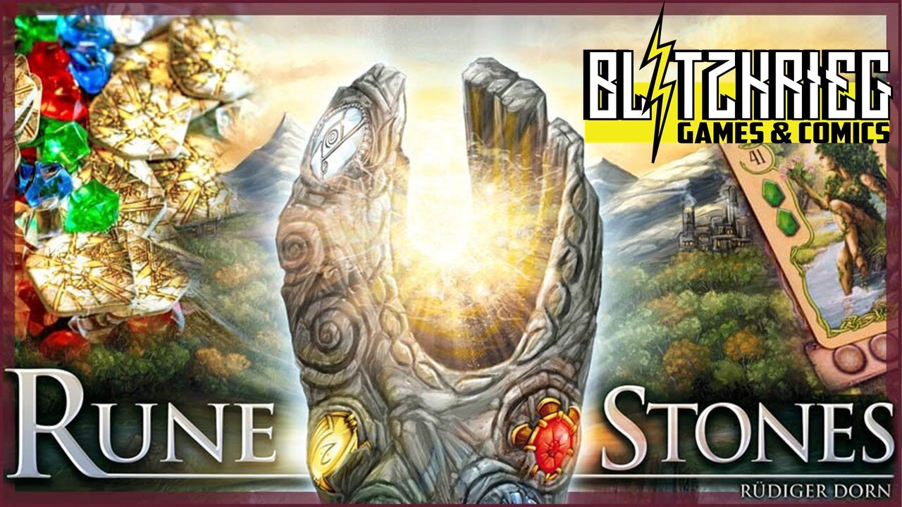 Rune Stones Board Game Unboxing Kickstarter with Expansions