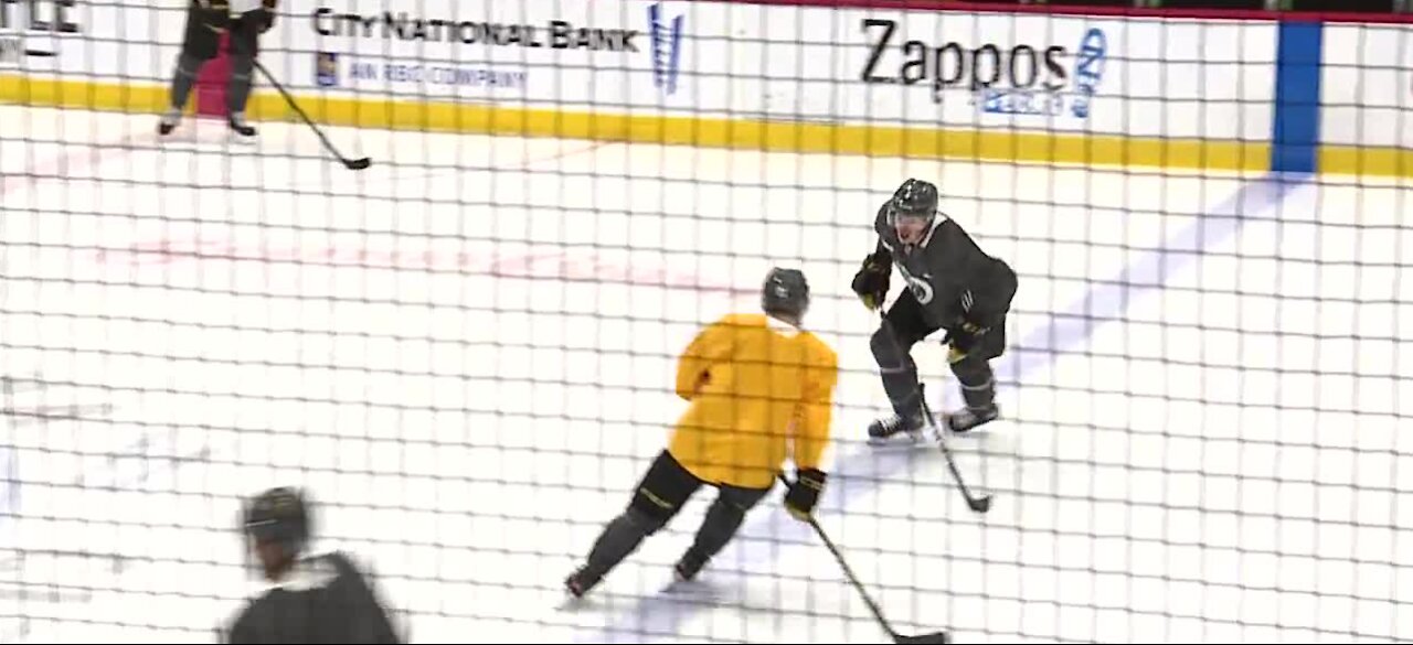 Vegas Golden Knights back on the ice this morning