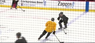 Vegas Golden Knights back on the ice this morning