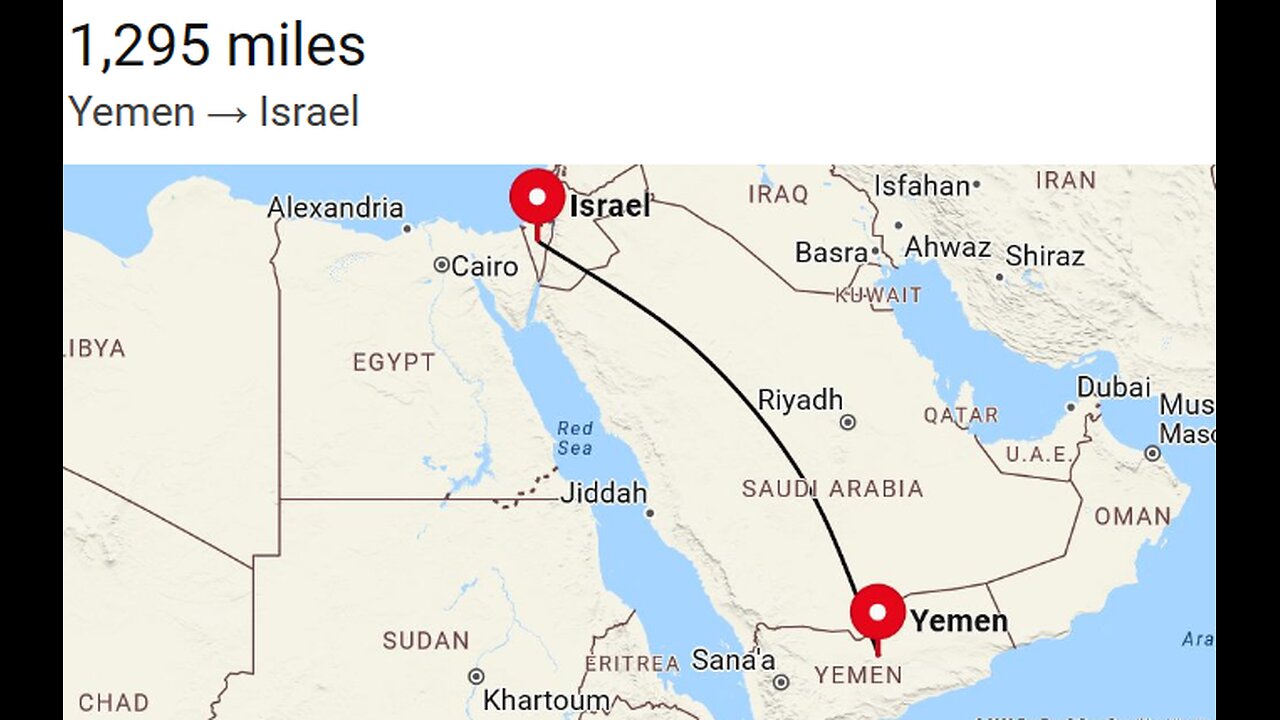 Jan 18, 2024 Yemen Launched Missile 1295 Miles into Israel _ Arrow System Took It Out