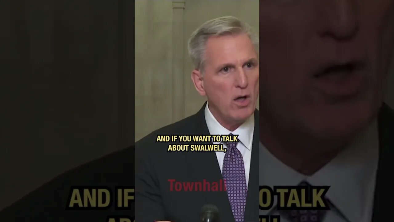 "THAT'S the answer to your question!" Kevin McCarthy SMACKS DOWN rude liberal reporter