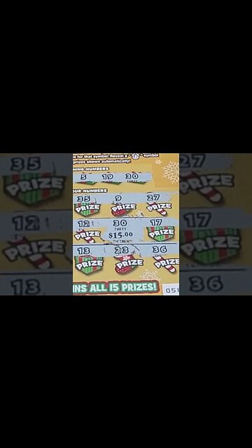 Snow Much Fun Lottery Tickets! #shorts #lottery