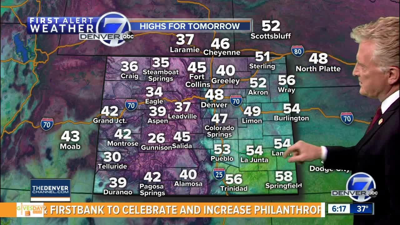 Mild and dry in Denver before snow this weekend