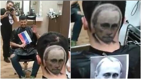 Penteado com estilo de Vladimir Putin é impressionante!