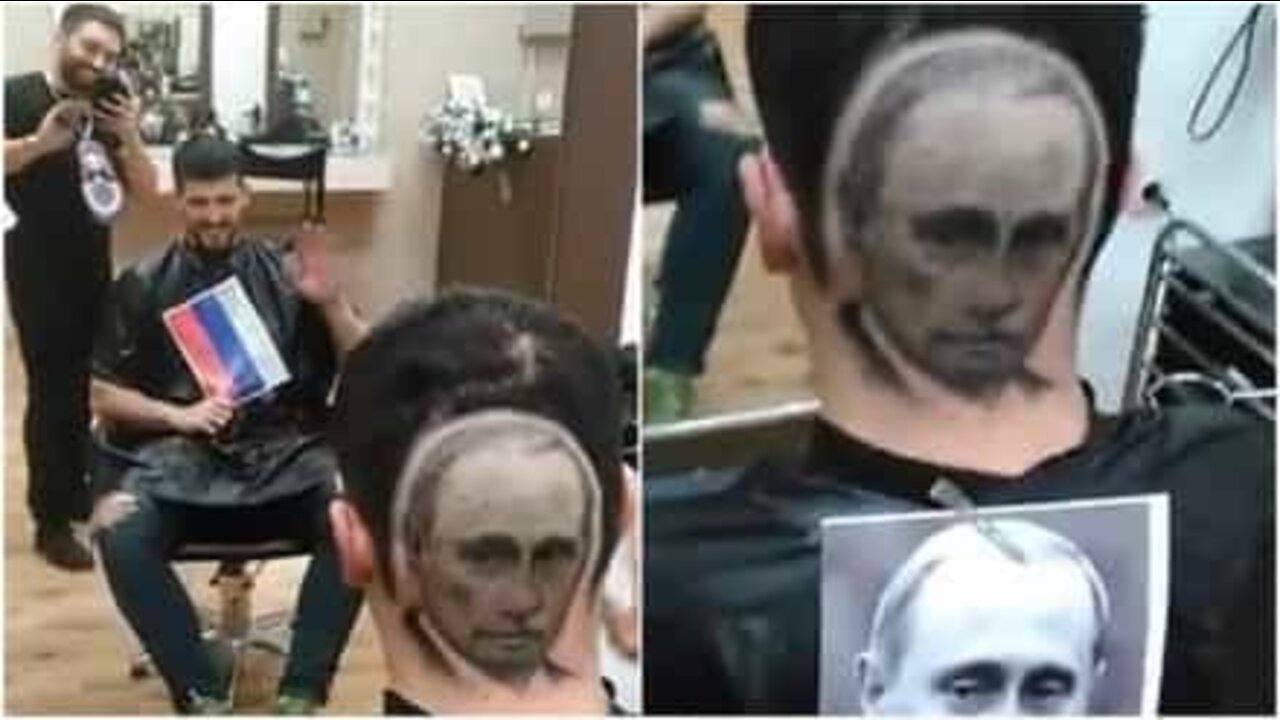 Penteado com estilo de Vladimir Putin é impressionante!