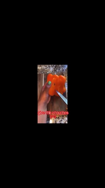 Pumpkin stuffed peppers (low carb) | So Cute and Fun #Shorts