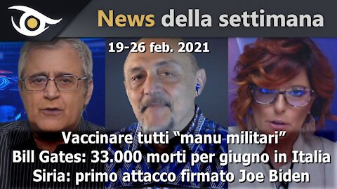 NEWS DELLA SETTIMANA (19-26 feb. 2021)