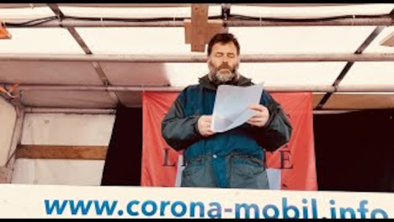 Stiller Protest - Stefan Lang - Gemeinderat Rünenberg - Kundgebung - Liestal - 20.03.21