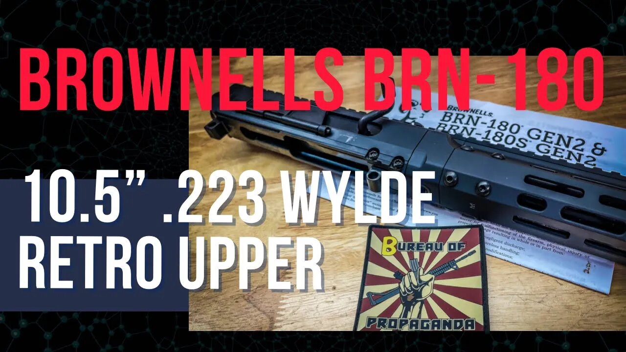 Brownells BRN-180 10.5" .223 Wylde #brownells #retro #brn180