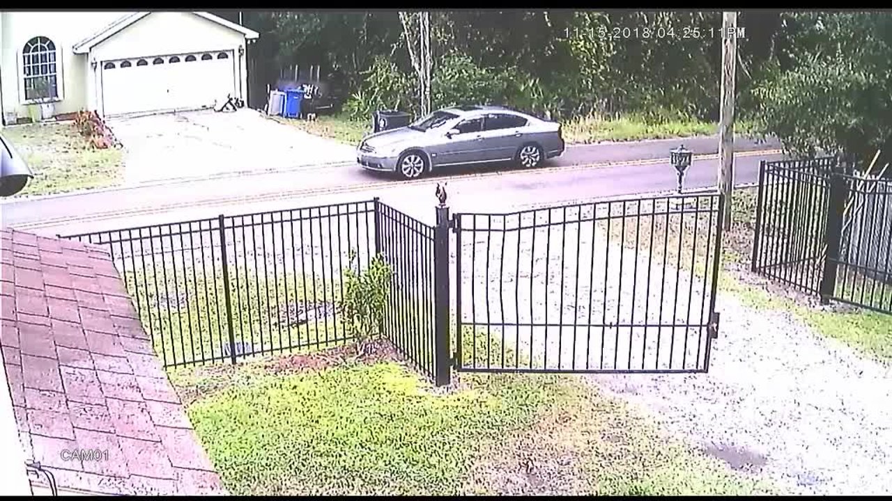 Surveillance Video 2: Deputies want to locate vehicle after suspicious house fire