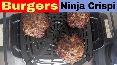 Burgers, Ninja Crispi Recipe