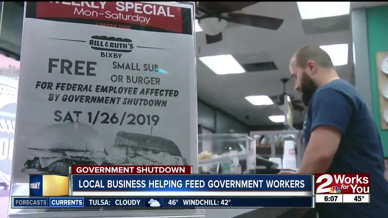 Local business helping feed government workers