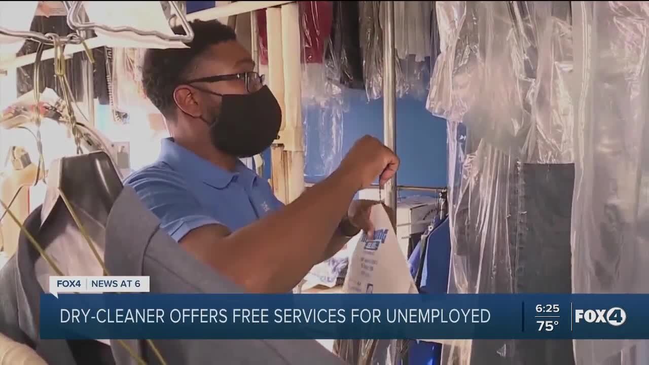 Free dry clean for job interviews