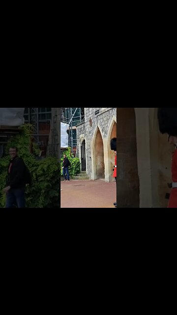 Get away from the guard room #windsorcastle