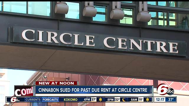 Circle Centre Mall mall owner suing Cinnabon