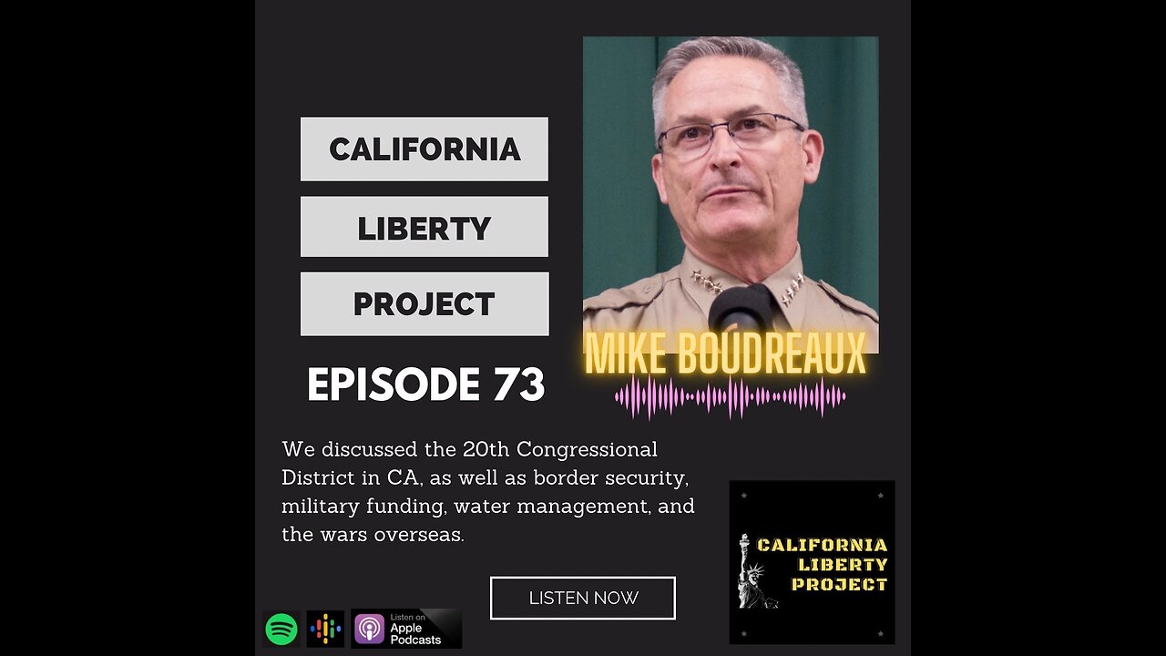 Episode 73: Sheriff Mike Boudreaux