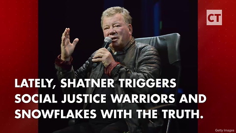 William Shatner Melts Snowflakes With 2 Smug Tweets