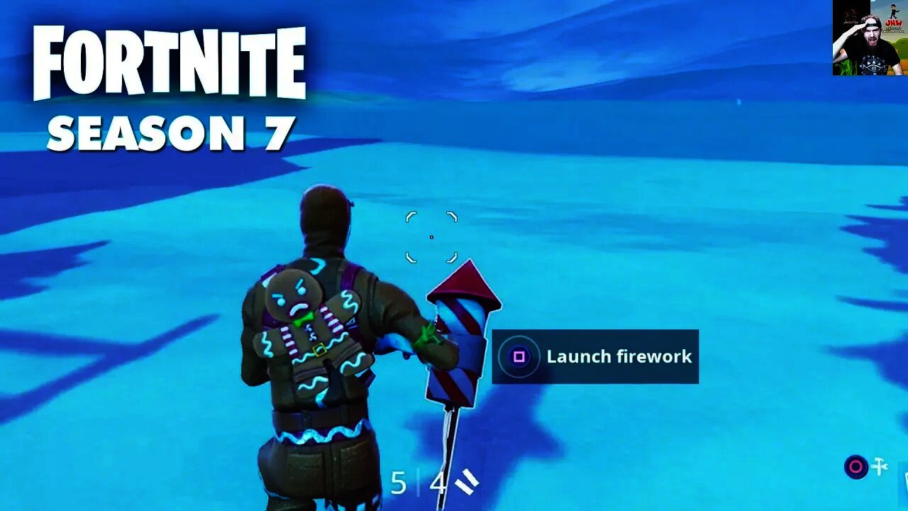 "Launch 3 Fireworks" & "X-4 Stormwing" LOCATIONS! - Fortnite Season 7