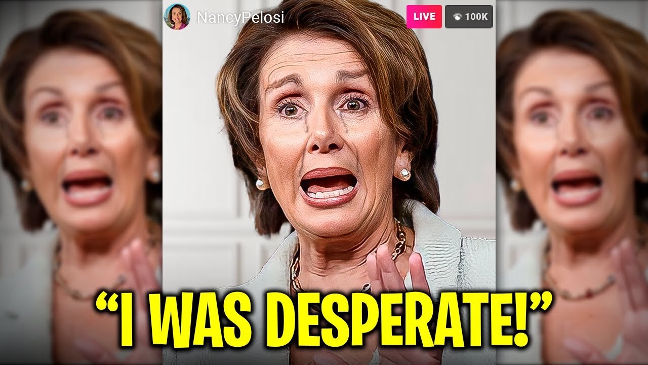 FINALLY! NANSI PELOSI BREAKS DOWN AND REVEALS HER DARKEST SECRETS