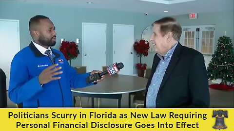 Politicians Scurry in Florida as New Law Requiring Personal Financial Disclosure Goes Into Effect