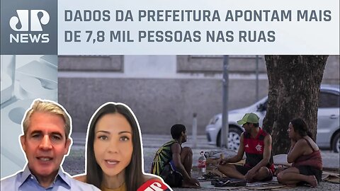 População de rua no RJ cresce 8,5% desde 2020; Amanda Klein e Luiz Felipe d'Avila analisam