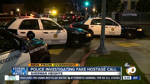 Police respond to hostage call that turned out to be fake