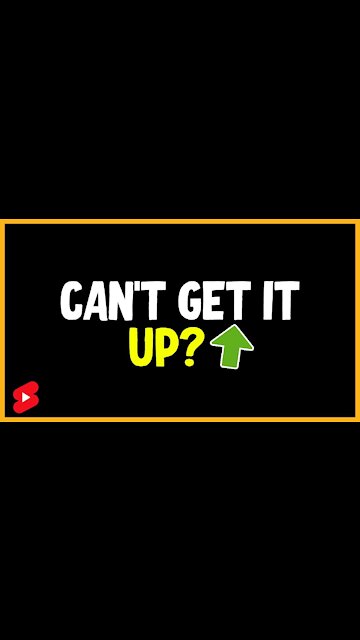 Lost Your Stiff One? #shorts